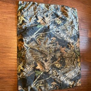 Camo baby blanket